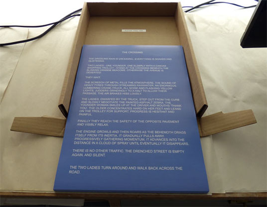 Philip Bradshaw, Installation view, The Crossing, Open Studio 2014